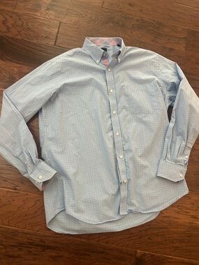 Tailorbyrd Collection Light Blue Button-Down Dress Shirt